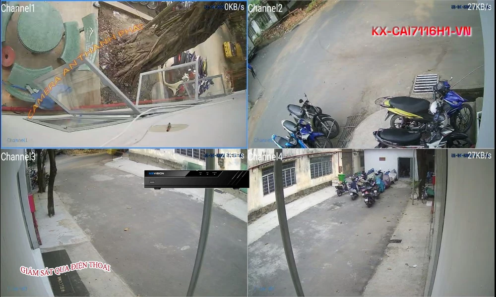 KBvision KX-CAi7116H1-VN Sắc Nét