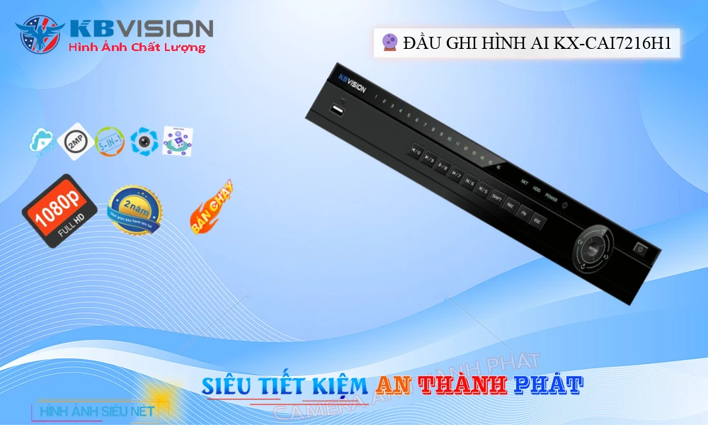 KX-CAi7216H1 sắc nét KBvision ➠