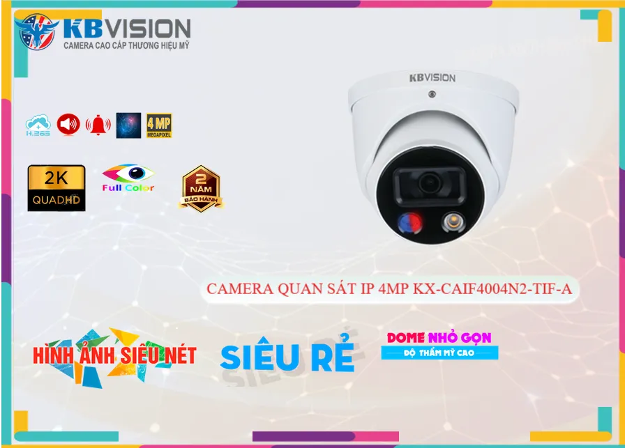 KX-CAiF4004N2-TiF-A Camera Chất Lượng KBvision KX-CAiF4004N2-TiF-A Camera Chất Lượng KBvision