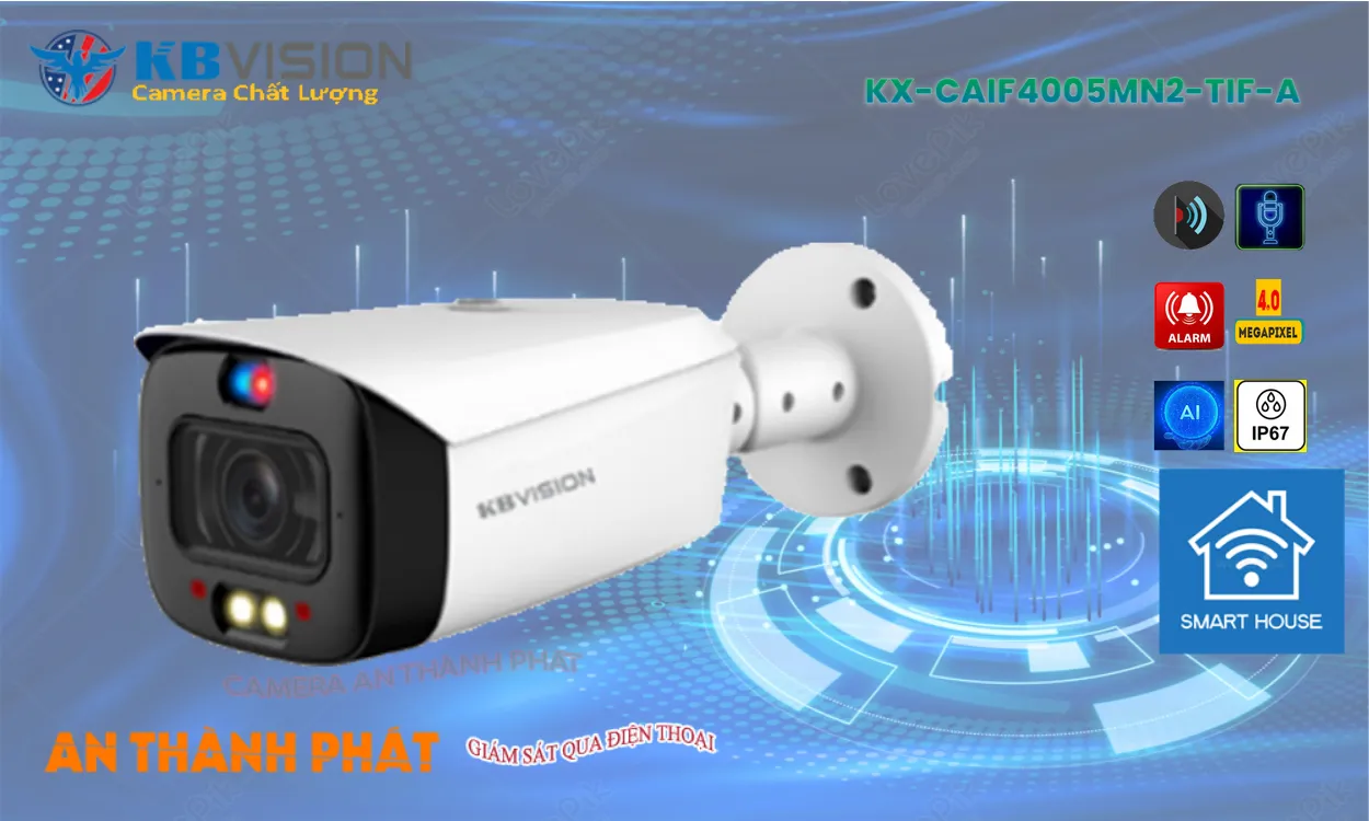 ➠  KX-CAiF4005MN2-TiF-A sắc nét KBvision