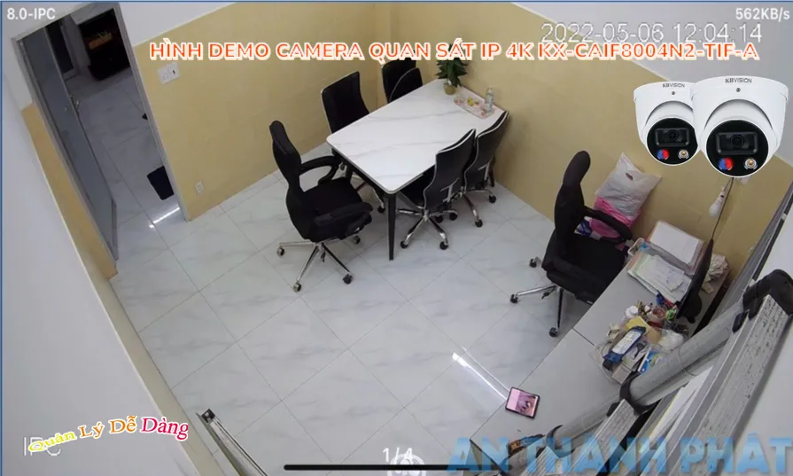 KBvision KX-CAiF8004N2-TiF-A Hình Ảnh Đẹp ✲