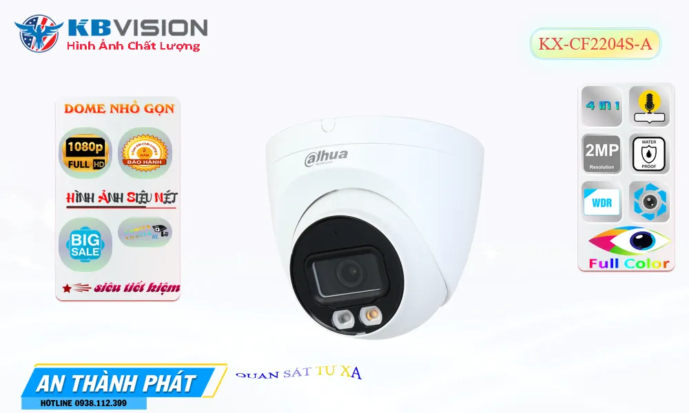 KX-CF2204S-A sắc nét KBvision KX-CF2204S-A sắc nét KBvision