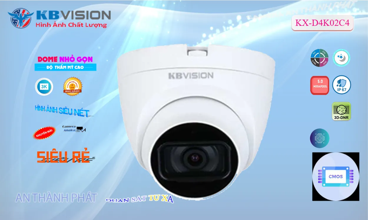 KX-D4K02C4 sắc nét KBvision KX-D4K02C4 sắc nét KBvision