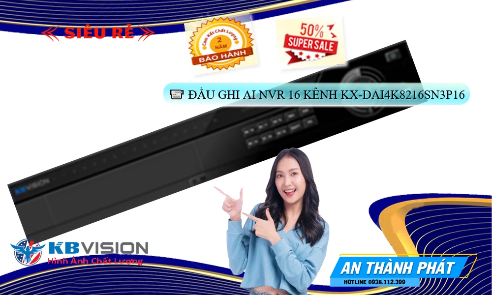 KX-DAi4K8216SN3P16 sắc nét KBvision