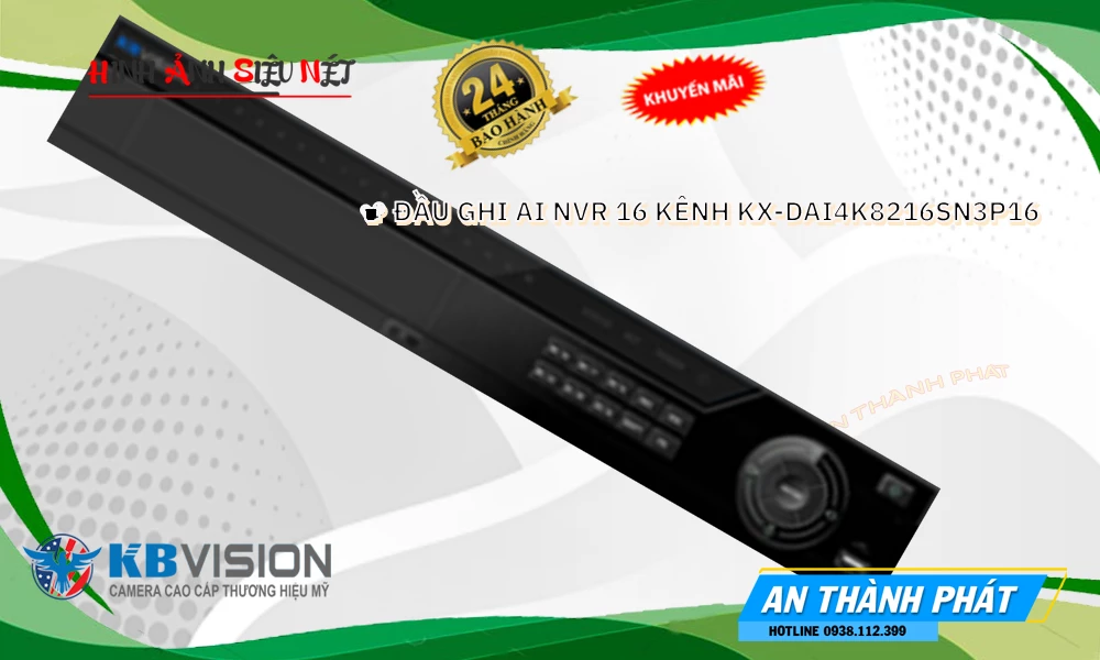 KX-DAi4K8216SN3P16 sắc nét KBvision