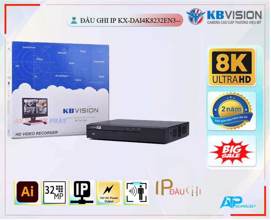 KX-DAi4K8232EN3 sắc nét KBvision KX-DAi4K8232EN3 sắc nét KBvision