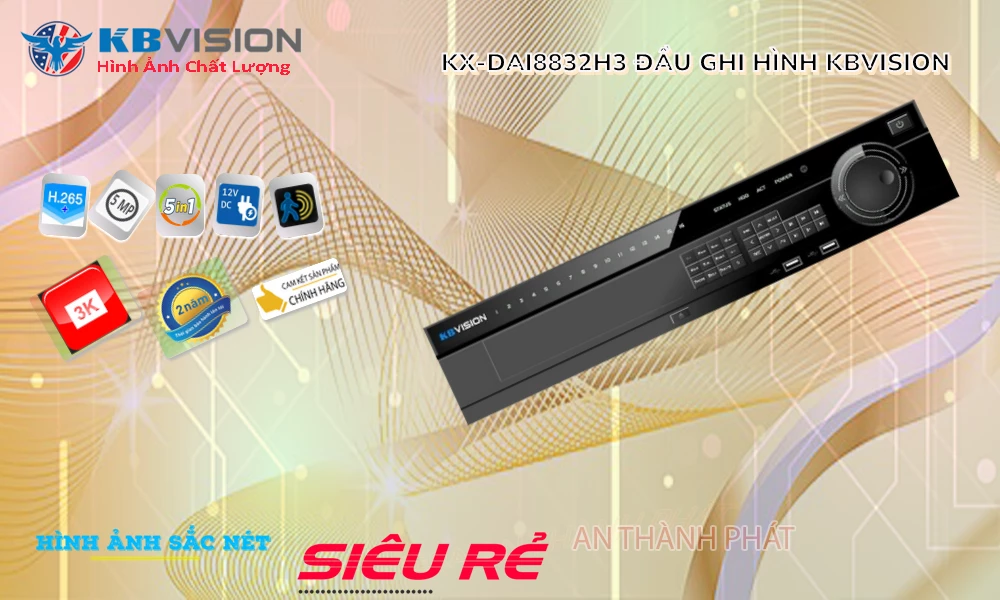 KX-DAi8832H3 sắc nét KBvision KX-DAi8832H3 sắc nét KBvision
