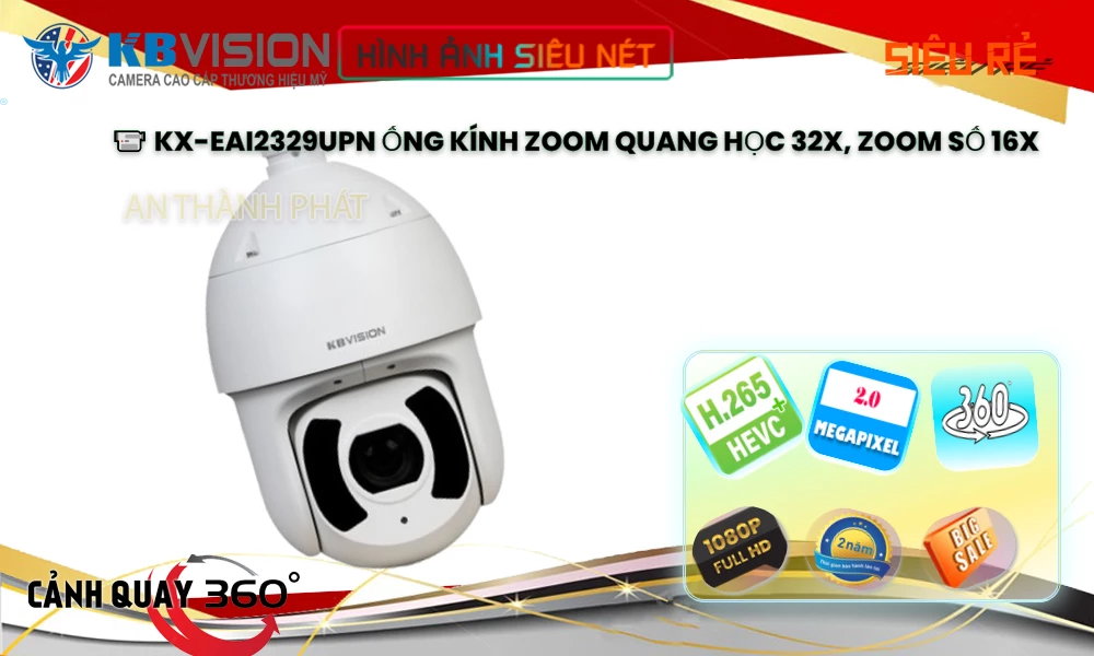 KX-EAi2329UPN sắc nét KBvision KX-EAi2329UPN sắc nét KBvision