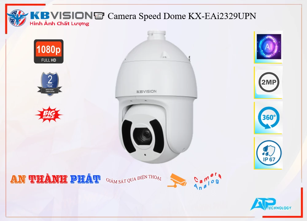 KX-EAi2329UPN sắc nét KBvision KX-EAi2329UPN sắc nét KBvision