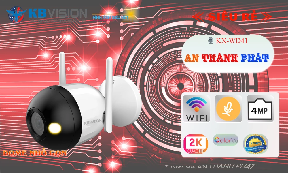 KX-WD41 sắc nét KBvision KX-WD41 sắc nét KBvision