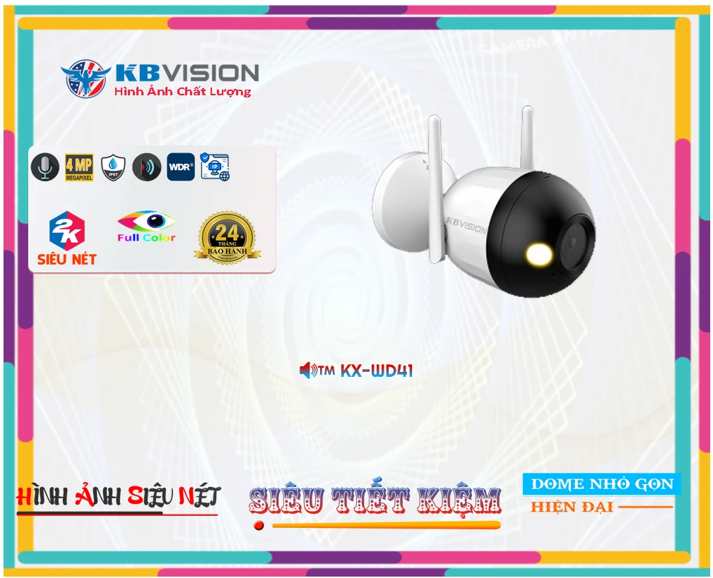 KX-WD41 sắc nét KBvision KX-WD41 sắc nét KBvision