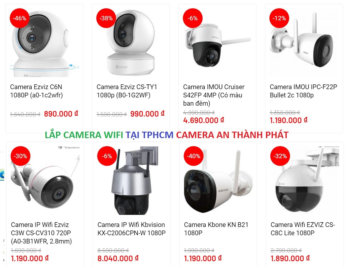 báo giá lắp camera wifi tại tphcm
