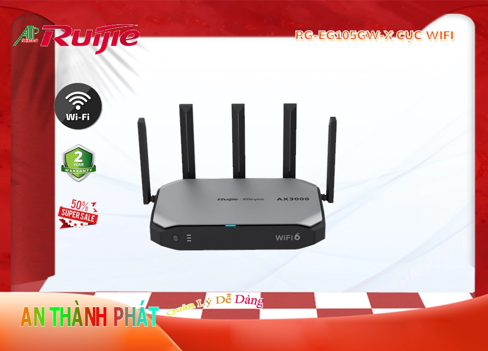 Hãng Ruijie Bộ Quản Lý Mạng RG-EG105GW-X Hãng Ruijie Bộ Quản Lý Mạng RG-EG105GW-X