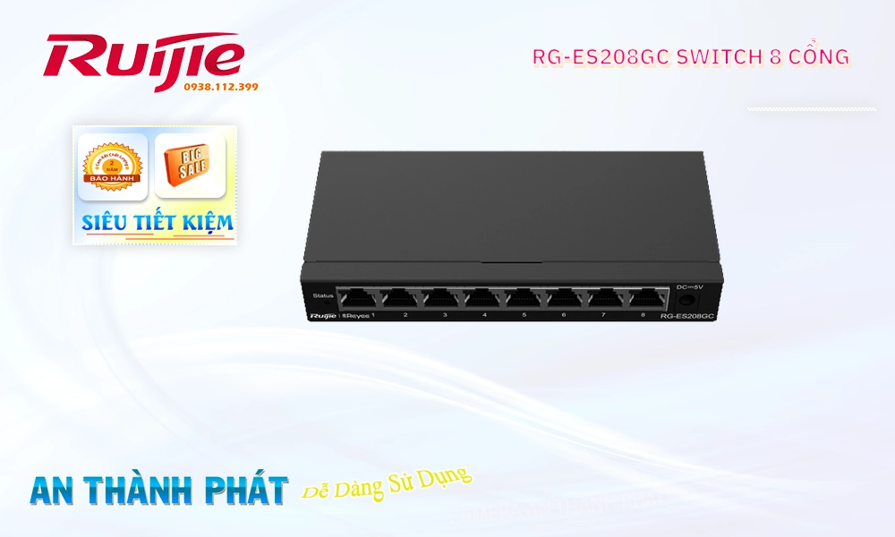 Hãng Ruijie RG-ES208GC Hãng Ruijie RG-ES208GC