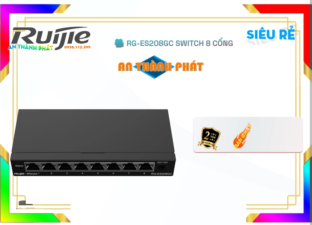 Hãng Ruijie RG-ES208GC Hãng Ruijie RG-ES208GC