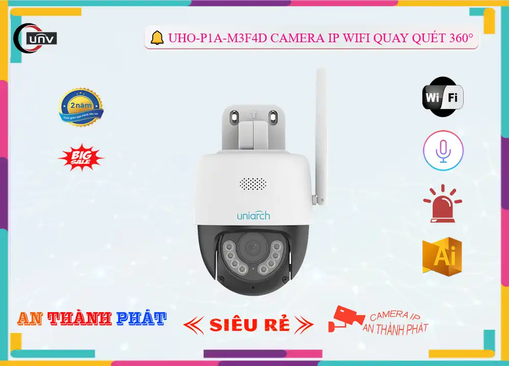 ➠ UHO-P1A-M3F4D sắc nét UNV (Uniview) ➠ UHO-P1A-M3F4D sắc nét UNV (Uniview)