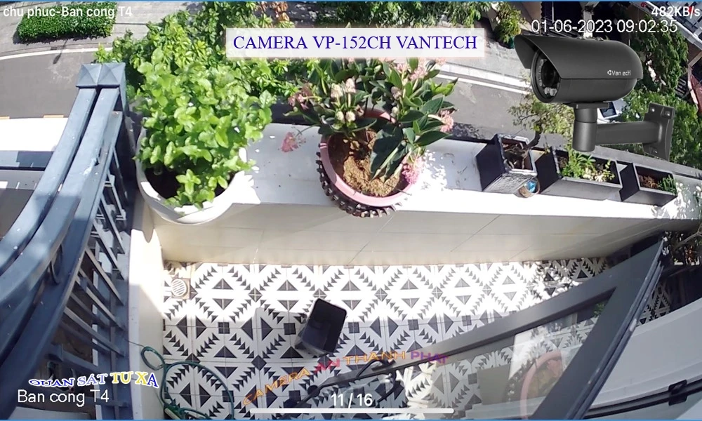 VP-152CH Camera Cấp Nguồ Qua Dây Mạng VanTech