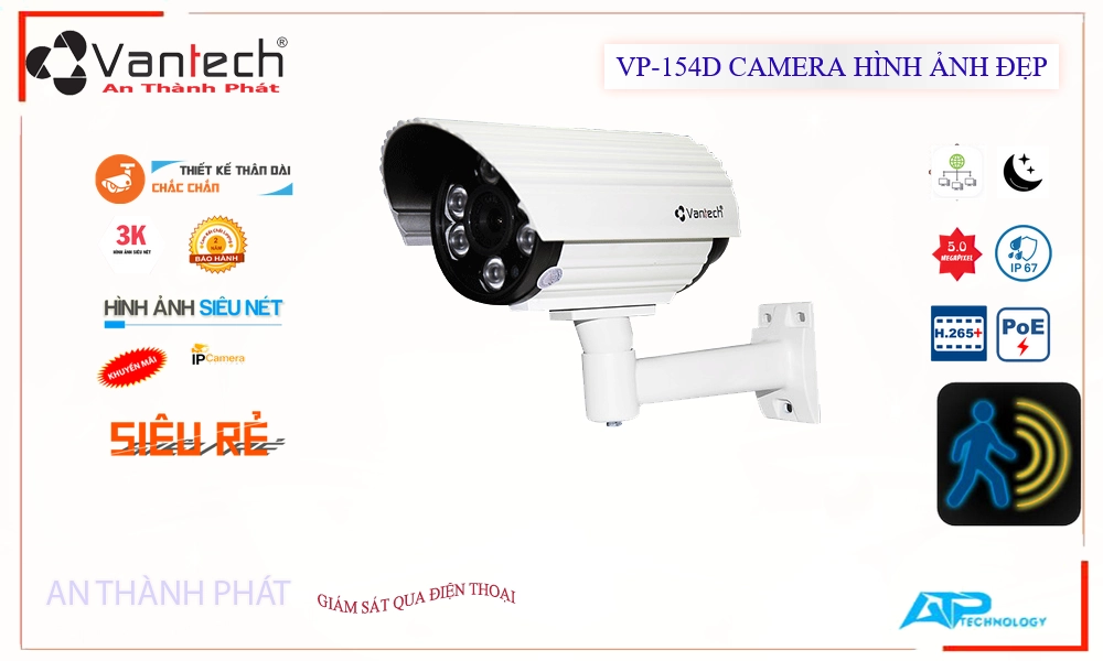 VP-154D Camera Ip POE Sắc Nét VanTech Công Nghệ Mới VP-154D Camera Ip POE Sắc Nét VanTech Công Nghệ Mới