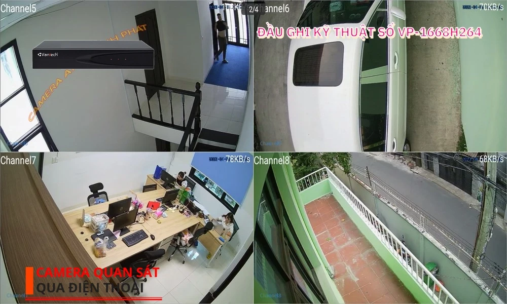 VP-1668H264 Đầu Ghi Hình Chức Năng Cao Cấp