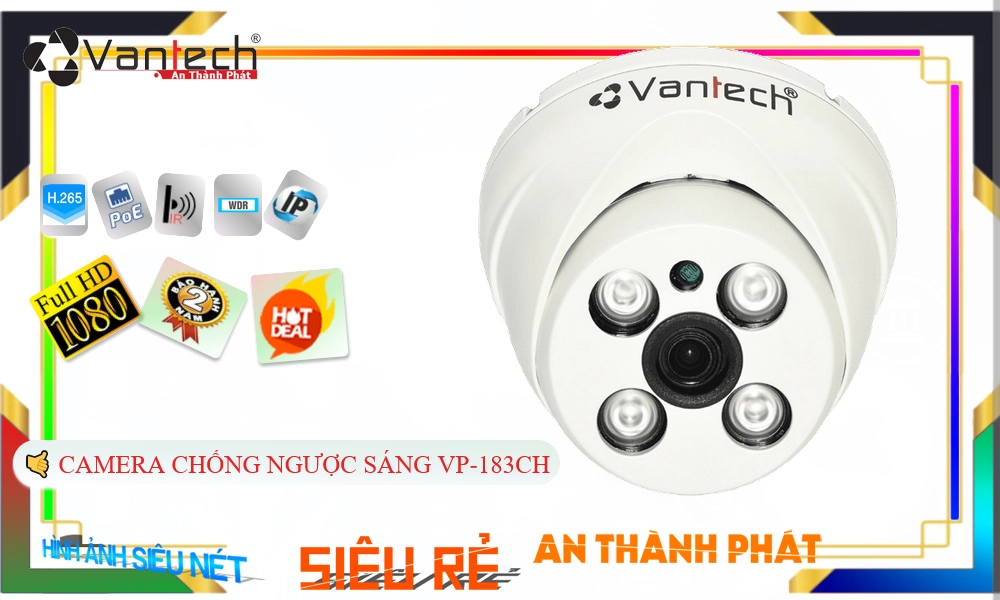 VP-183CH Camera VanTech Công Nghệ Mới VP-183CH Camera VanTech Công Nghệ Mới
