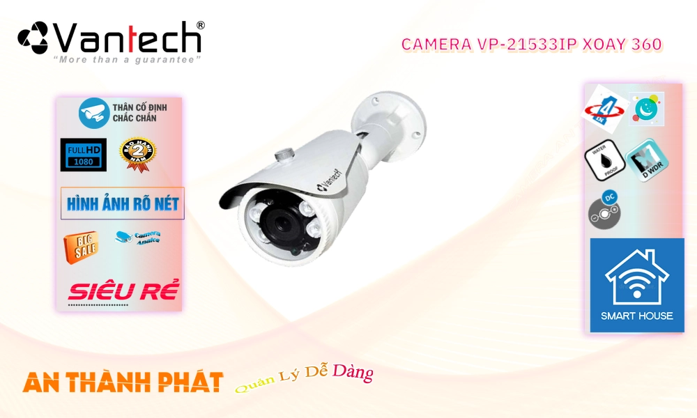 Camera An Ninh VanTech VP-2167AHD Chức Năng Cao Cấp