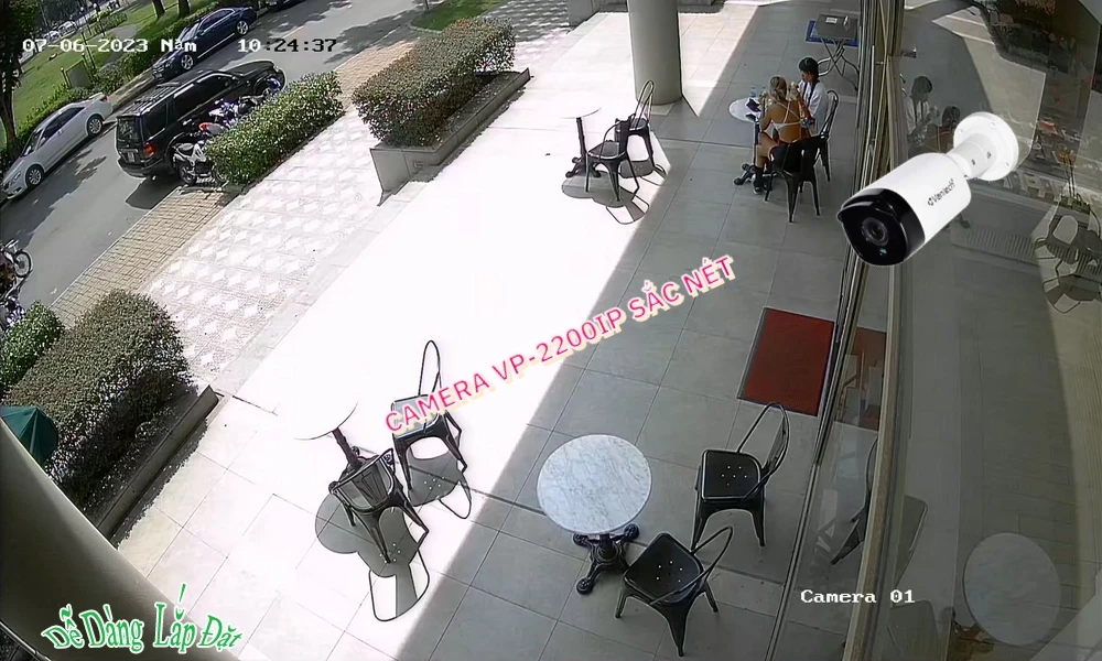 Cấp Nguồ Qua Dây Mạng VP-2200IP Hình Ảnh Đẹp VanTech