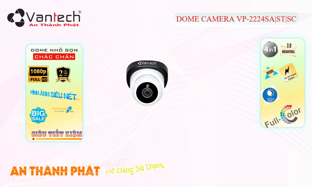 VP-2224SA|ST|SC Camera VanTech Giá tốt VP-2224SA|ST|SC Camera VanTech Giá tốt