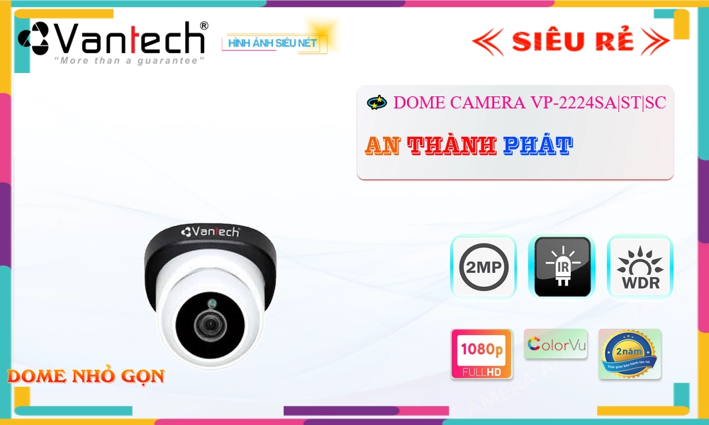 VP-2224SA|ST|SC Camera VanTech Giá tốt VP-2224SA|ST|SC Camera VanTech Giá tốt