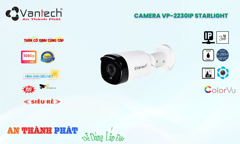 ❂  Camera VanTech VP-2230IP Mẫu Đẹp