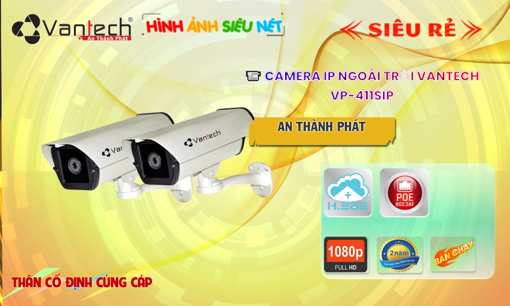 VP-411SIP VanTech Thiết kế Đẹp