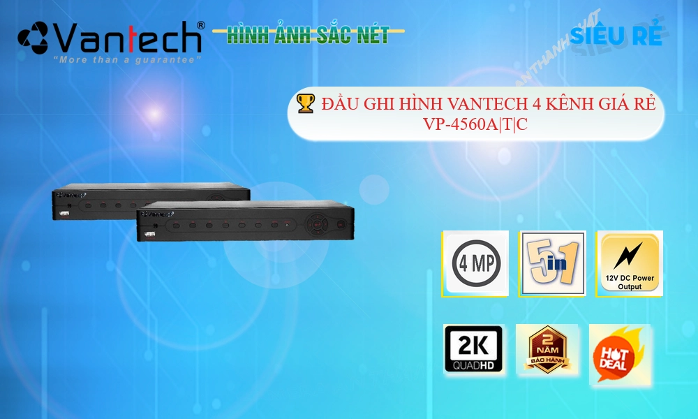 VP-4560A|T|C Đầu Ghi VanTech