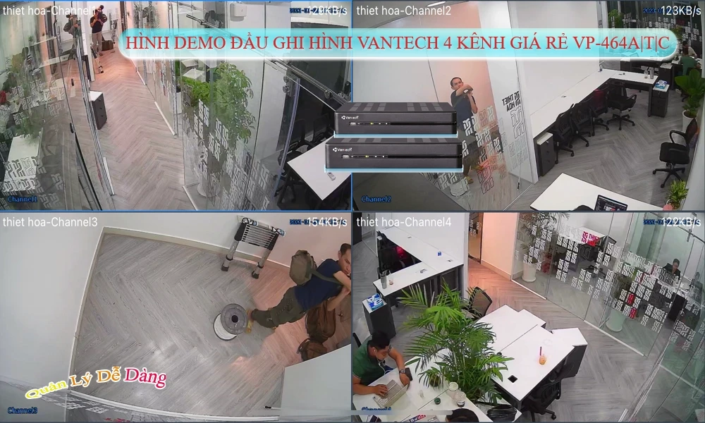 VP-464A|T|C Đầu Ghi VanTech VP-464A|T|C Đầu Ghi VanTech