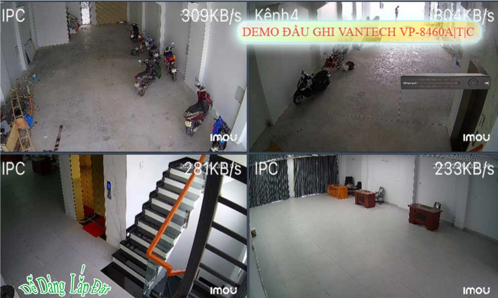 Đầu Ghi Camera VP-8460A|T|C VanTech Giá rẻ Đầu Ghi Camera VP-8460A|T|C VanTech Giá rẻ