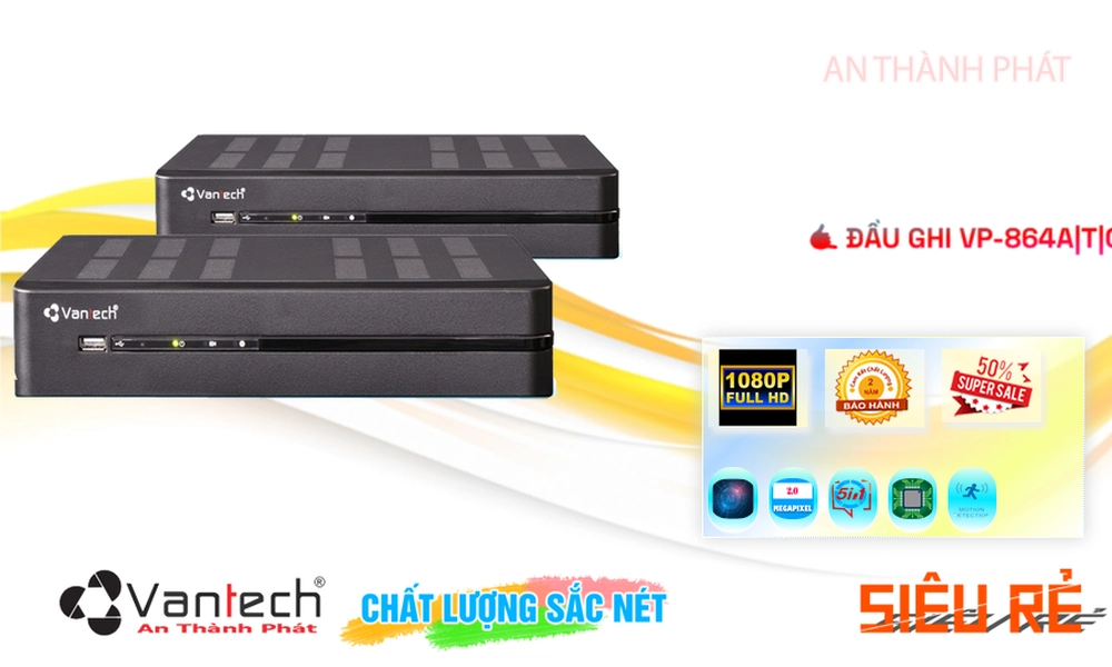 VP-864A|T|C Đầu Ghi VanTech VP-864A|T|C Đầu Ghi VanTech