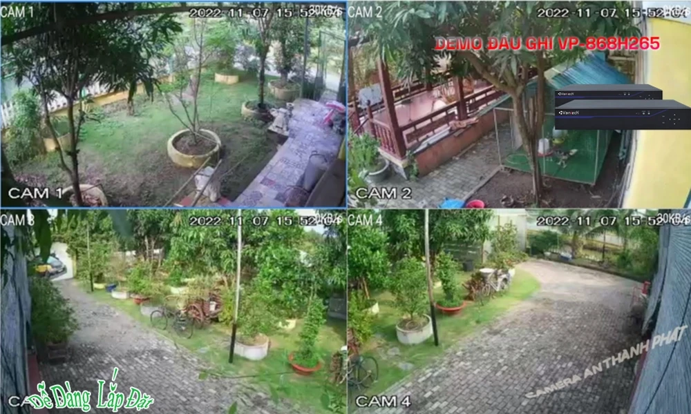 Đầu Ghi Camera VP-868H265 VanTech Giá rẻ