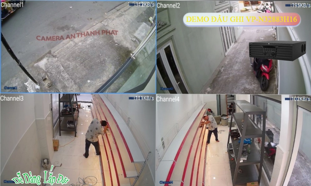 Đầu ghi VanTech VP-N32883H16 Tiết Kiệm