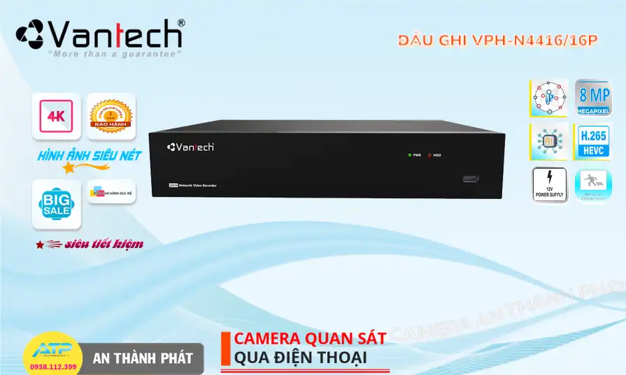 VPH-N4416/16P sắc nét VanTech VPH-N4416/16P sắc nét VanTech