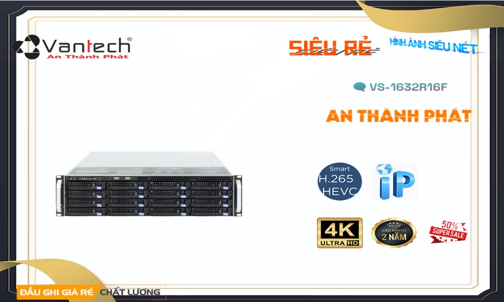 VS-1632R16F Đầu Thu VanTech VS-1632R16F Đầu Thu VanTech
