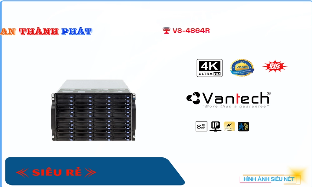 Đầu Ghi Camera VS-4864R VanTech Giá tốt Đầu Ghi Camera VS-4864R VanTech Giá tốt