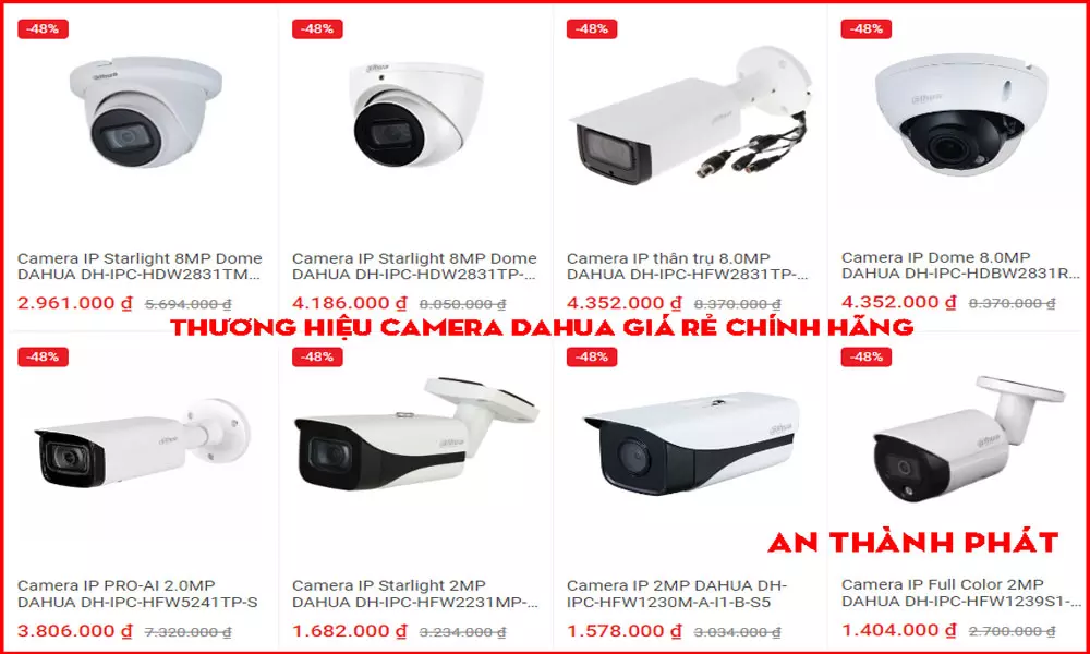 Lắp Camera Dahua Giá Rẻ Chính Hãng