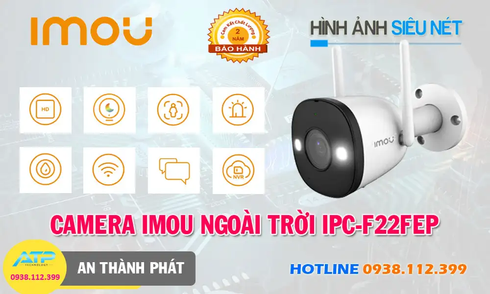 điểm nổi bật của camera Imou ngoài trời IPC-F22FEP
