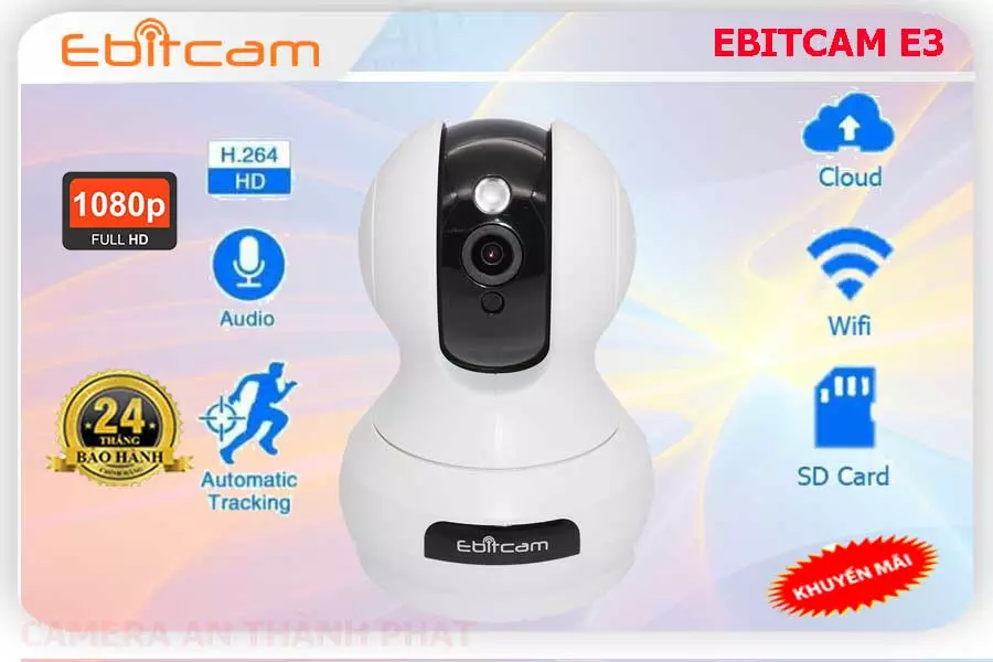 Lắp Camera Ebitcam E3 3MP