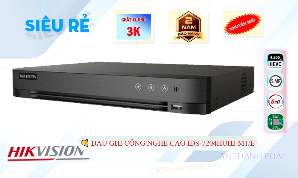 Đầu Thu Hikvision iDS-7204HUHI-M1/E Đầu Thu Hikvision iDS-7204HUHI-M1/E