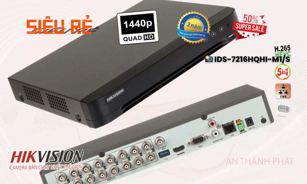 Đầu ghi Hikvision iDS-7216HQHI-M1/S Đầu ghi Hikvision iDS-7216HQHI-M1/S