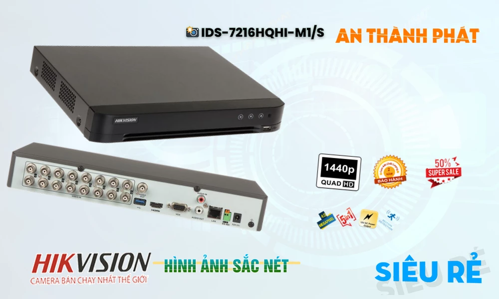 Đầu ghi Hikvision iDS-7216HQHI-M1/S Đầu ghi Hikvision iDS-7216HQHI-M1/S