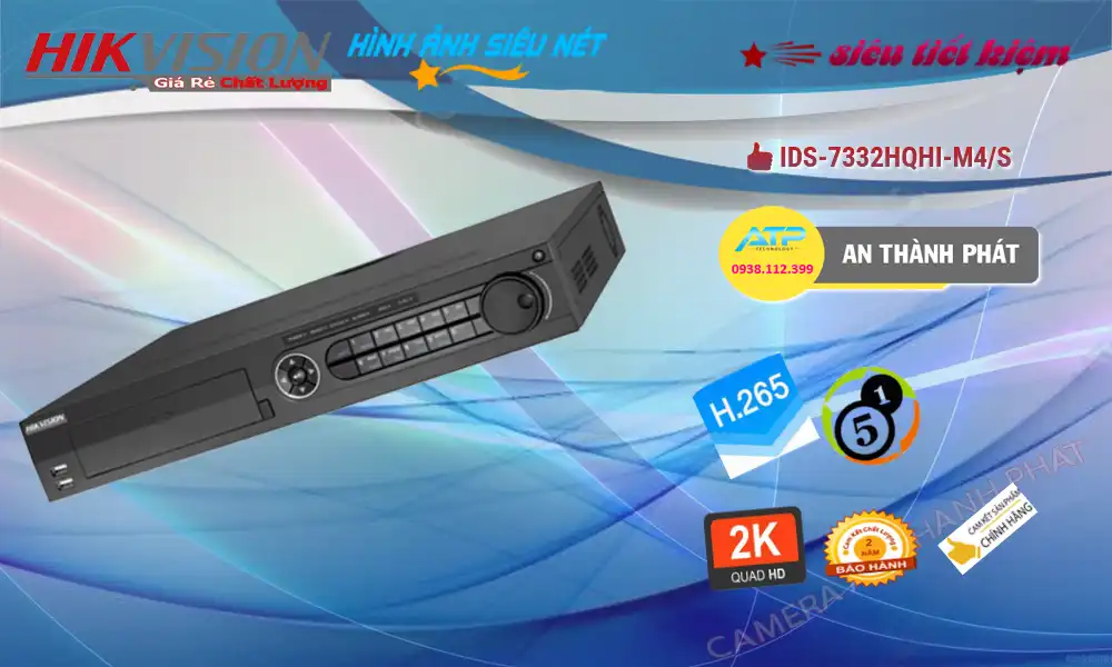 iDS-7332HQHI-M4/S sắc nét Hikvision