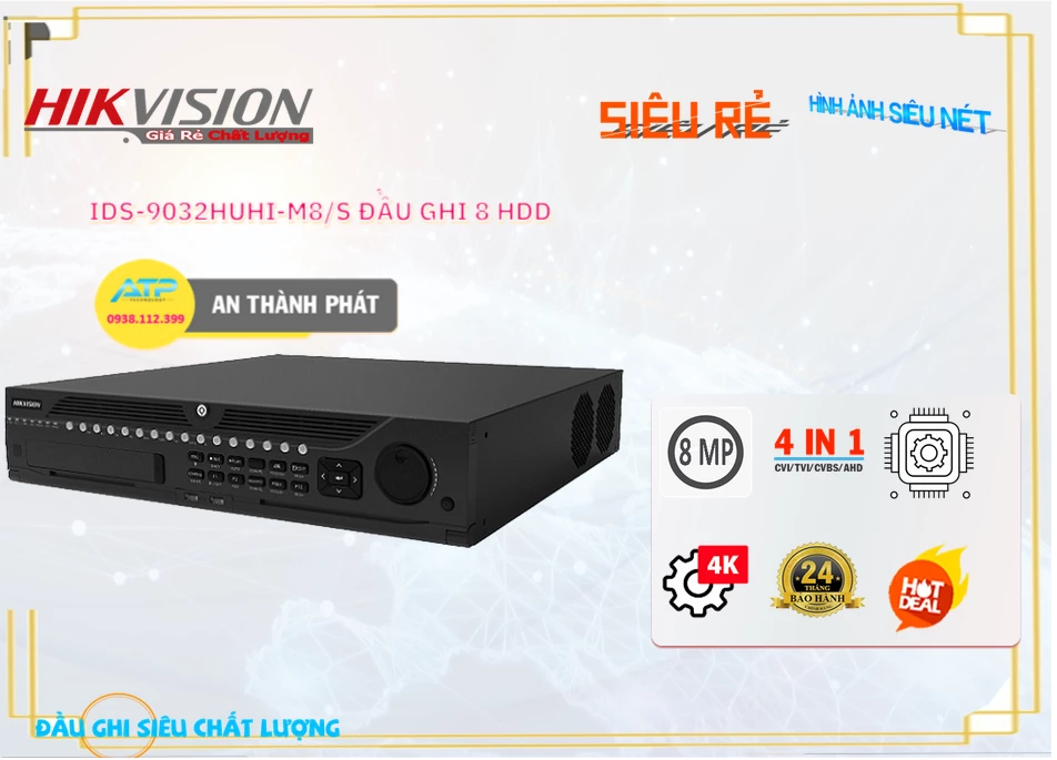 iDS-9032HUHI-M8/S sắc nét Hikvision ➠ iDS-9032HUHI-M8/S sắc nét Hikvision ➠
