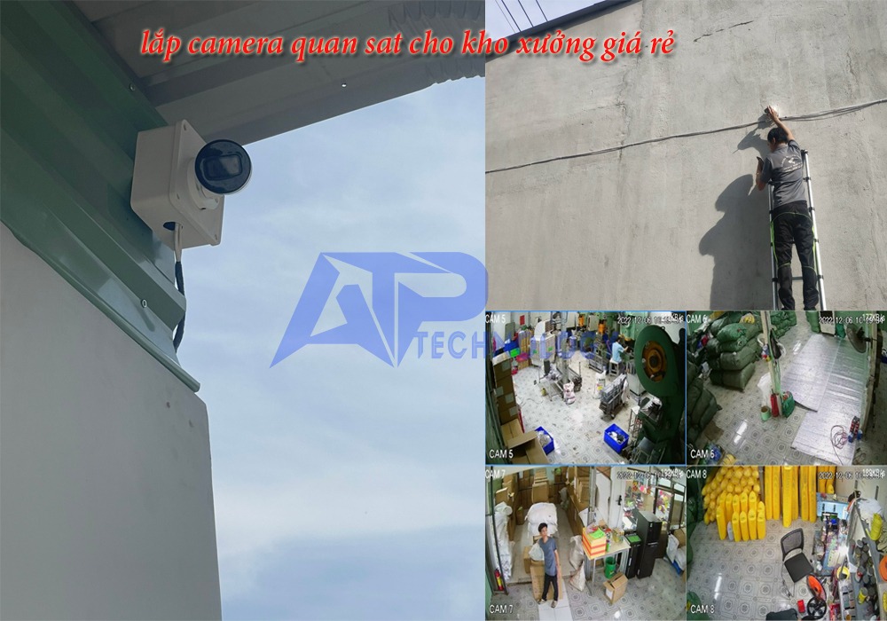 thi công lắp camera kho hàng nhà xưởng