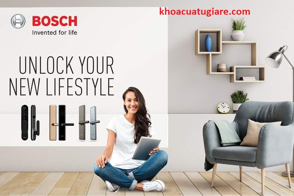 Khoá điện tử, Khoá vân tay BOSCH Khóa cửa vân tay Bosch, khóa điện tử Bosch thương hiệu Đức được trang bị công nghệ vân tay mới nhất. Bosch smart door lock chính hãng có độ thiết kế hiện Khóa cửa điện tử Bosch | Hiện nay, khóa cửa điện tử Bosch có hầu hết ở các quốc gia phát triển, khóa Bosch được đánh giá là sản phẩm chất lượng hàng đầu